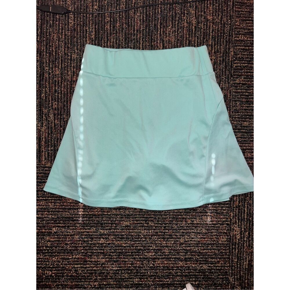 Women's Pleated Tennis Skort (Light Green)